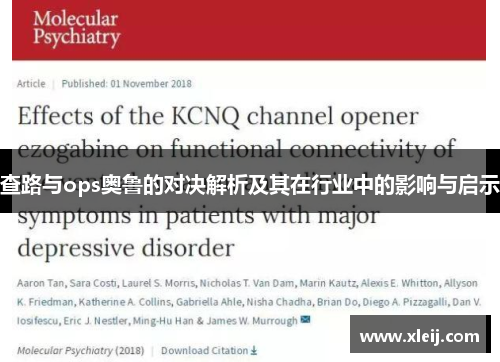 查路与ops奥鲁的对决解析及其在行业中的影响与启示